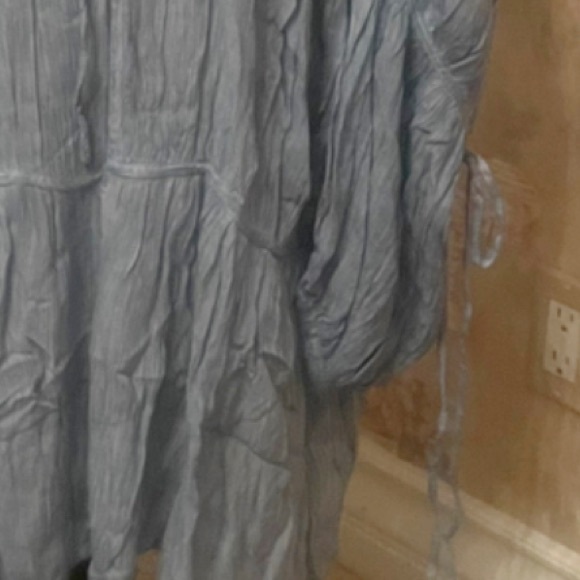 FREE PEOPLE JULIET KIMONO BLUE ONE SIZE - Picture 9 of 12